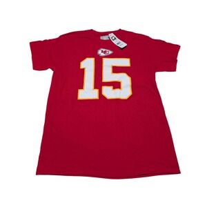 NFL Kansas City Chiefs Patrick Mahomes 15 Red Graphic T-Shirt Mens Medium NWT
